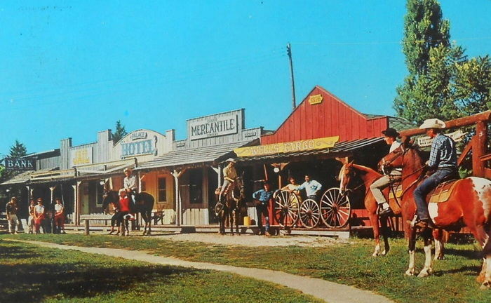 Double JJ Resort (Jack and Jill Ranch) - Old Postcard View